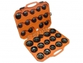 BERGEN Professional 30 pc Oil Filter Removal Master Set Damaged Case BER0177-RTN1 (DO NOT LIST) *Out of Stock*