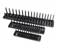 BERGEN Trade Quality 3 Pce Socket Storage Rack Tray for 1/4"  3/8" and 1/2" Sockets BER1200 *Out of Stock*