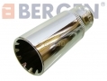 BERGEN 13 Piece 1/4\" Drive Spline Multi Lock Deep Sockets in Blow Moulded Tray 4-14mm BER0954 *Out of Stock*