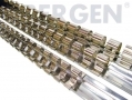 BERGEN Professional Quality 3 Piece Socket Rail Set 1/4\", 3/8\" and 1/2\" Inch BER0981 *Out of Stock*
