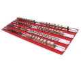 BERGEN Professional Quality 80 pc Socket Rail 1/4", 3/8" and 1/2" Inch BER0982 *Out of Stock*