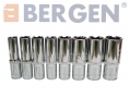 BERGEN Professional 20 Piece 3/8\" Drive Shallow and Deep Socket Set BER1021 *Out of Stock*