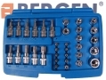 BERGEN 34PC 3/8\" Dr. Torx Bit and E Socket Set BER1145 *Out of Stock*