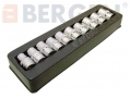 Bergen Professional 10 Piece 3/8\" Drive 10-19mm Shallow Single Hex Socket Set BER1151 *Out of Stock*