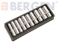 BERGEN Professional 10 Piece 3/8 Drive 10-19mm Deep Single Hex Socket Set BER1156 *Out of Stock*