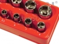 BERGEN Professional 13pc 1/4\" Drive Xi-On Shallow Single Hex Socket Set Highly Polished BER1165 *Out of Stock*
