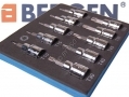 BERGEN 10Pc 3/8 Drive 48mm Long S2 Torx Socket Set T10 - T55 BER1176 *Out of Stock*