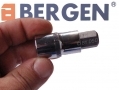 BERGEN Trade Quality 13 pc Metric Hex Bit Socket Set 2 to 14mm in Case BER1185 *Out of Stock*