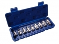 BERGEN 9 PC 1/2" Dr E Torx Socket E10 to E24 With Blown Case BER1194 *Out of Stock*