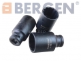 BERGEN Professional 5 Piece 1/2\" inch Drive Hub Impact Socket and Bit Set 12 Sided 30 to 36mm BER1341 *Out of Stock*
