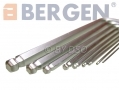 BERGEN Professional 9 Piece Extra Long Ball Point Hex Key Set BER1513 *Out of Stock*