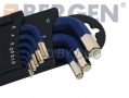 BERGEN 9 Piece Extra Long Magnetic Hex Allen Key Set with Ball End and Chrome Finish 1.5 to 10mm BER1518 *Out of Stock*