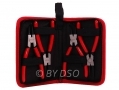 BERGEN Professional 4pc 6" Circlip Pliers Internal External Set in Canvas Case BER1731 *Out of Stock*