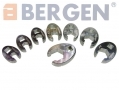 BERGEN Professional 8 Piece 3/8\" Drive SAE AF Crowfoot Wrench Set BER1800 *Out of Stock*