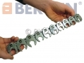 BERGEN 10 Piece Metric Crowfoot 3/8\" Drive Spanner Socket Wrench Set on Rail Missing 14 mm BER1801-RTN1 (DO NOT LIST) *Out of Stock*