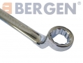 BERGEN Trade Quality 7 Piece Double Hex 75° Swan Neck Ring Spanner Set 6-19mm BER1875 *Out of Stock*