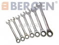 BERGEN Trade Quality 21 Piece Extra Long Ratchet Spanner Set with Adapters in Case BER1891 *Out of Stock*