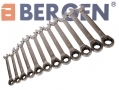 BERGEN 12Pc Metric Uni-drive Gear Ratchet Combination Wrench Set 8- 19mm BER1899 *Out of Stock*