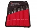 BERGEN 6 pc Flexible Double Ring Uni-drive Gear Ratchet Wrench Set 10 - 19mm BER1902 *Out of Stock*