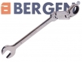 BERGEN 12Pc Metric Double Flexi Uni-drive Gear Ratchet Combination Spanner Set 8 - 19mm BER1905 *Out of Stock*