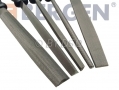 BERGEN Professional 5 Piece Steel File Set 200mm BROKEN CASE BER2523