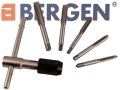 BERGEN 6 Piece Metric Tap Set with T Handle BER2549 *Out of Stock*