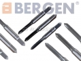 BERGEN Engineers Quality M5 X 0.8P  Taper Intermediate and Plug Finishing Metric Tap Set BER2564 *Out of Stock*