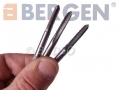 BERGEN Engineers Quality M6 X 1.0P  Taper Intermediate and Plug Finishing Metric Tap Set BER2565 *Out of Stock*