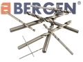 BERGEN 51 PC Hi Quality 135 Degree Split Point Fully Ground HSS Drill Set 1 - 6mm BER2572 *Out of Stock*