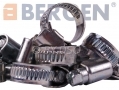 BERGEN 50 Pack Jubilee Hose Pipe Clamp Clips For Air Water Fuel Gas 12 to 22 mm BER2714 *Out of Stock*