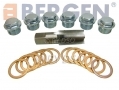 BERGEN Professional 114 Piece Oil Drain Repair Kit BER3004 *Out of Stock*
