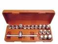 BERGEN Trade Quality 18 Piece 3/8" Master Oil Drain Sump Plug Key Set BER3006 *Out of Stock*