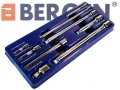 BERGEN Professional 9 Piece Wobble Bar Extension Set 1/4\" 3/8\" and 1/2\" BER4011 *Out of Stock*