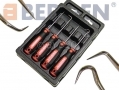 BERGEN Professional 4 Piece 159mm Hook and Pick Set BER5000  *OUT OF STOCK*