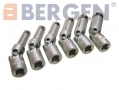 BERGEN Professional 6 Piece Glow Plug Socket Set 3/8\" Drive BER5510 *Out of Stock*