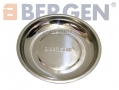 BERGEN Heavy Duty Trade Quality Magnetic Parts Tray with Rubber Non Scratch Base 148mm x 25mm BER6650 *OUT OF STOCK*