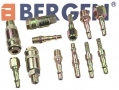 BERGEN Professional 12 Piece Set of One Touch Connection Couplings and Fittings BSPT BER8040 *Out of Stock*