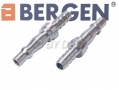 BERGEN Professional Quick Plug with Barb for 10 mm Hose 2 pack BER8059