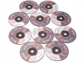 BERGEN VEWERK 10 Pack 3 inch Metal Cutting Discs with Flat Center 75 X 1.0 X 9.5MM BER8062 *Out of Stock*