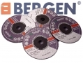 BERGEN VEWERK 10 Pack 3 inch Metal Cutting Discs with Flat Center 75 X 1.0 X 9.5MM BER8062 *Out of Stock*