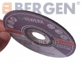 BERGEN VEWERK Ultra Thin 25 Pack Metal Cutting Discs with Flat Center 115 x 3.2 x 22.2mm BER8065 *Out of Stock*