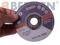 BERGEN VEWERK Ultra Thin 10 Pack Metal Cutting Discs with Flat Center 125 x 1.0 x 22.2mm BER8066 *Out of Stock*