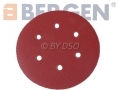 BERGEN Vewerk Bodyshop Spec 50 Pack 150 mm Velcro Sanding Discs 40 Grit BER8072 *Out of Stock*
