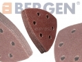 BERGEN Vewerk Bodyshop Spec 50 Pack 90 mm Mixed Triangle Velcro Sanding Discs 40 80 120 180 240 Grit BER8079 *Out of Stock*