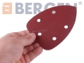 BERGEN Vewerk Bodyshop Spec 50 Pack 140 mm Mixed Triangle Velcro Sanding Discs 40 80 120 180 240 Grit BER8083 *Out of Stock*