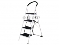 Tool-Tech Extra Wide Trade Quality 4 Step Ladder with Rubber Grip 150Kg BML10270 *Out of Stock*