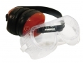 Tool-Tech 2 Piece Safety Protection Kit Ear Defenders and Safety Goggles Glasses BML15700 *Out of Stock*