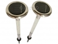 GardenKraft Stainless Steel Colour changing Solar Tube Lights - 2 Pack BML16430 *Out of Stock*