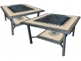 GardenKraft 30\" Mosaic Firepit Table With Tabletop 2 in 1  BML19740 *Out of Stock*