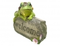 GardenKraft Welcome Animal Frog or Owl Solar Panel Light BML20810 *Out of Stock*